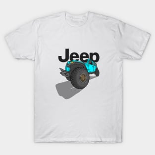 Jeep Design - Ocean Blue T-Shirt